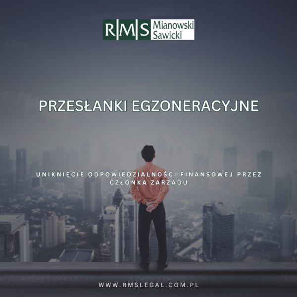 PRZESŁANKI EGZONERACYJNE